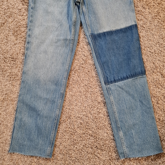 Free Assembly The Super High Rise Straight, Jeans Sz 8 - Picture 3 of 8